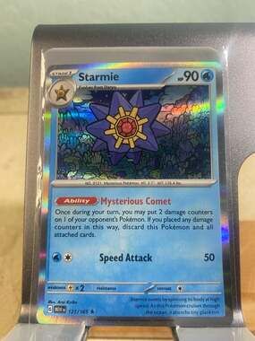 Starmie 121/165 Holo Rare Pokémon Scarlet & Violet 151 Trading Card